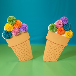 Six Scoops Ice Cream Cones Kit (set of 2)