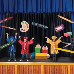 Giant School Supplies Cutouts Kit (set of 12)