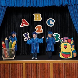 ABC/123 and School Supplies Stage Prop Kit