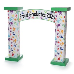 5 ft. Proud Graduates Handprints Arch Prop Kit