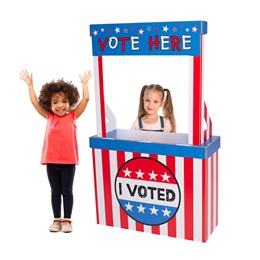 Kids' Voting Booth Dramatic Play Kit
