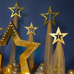 Gold Star Stands Prop Kit