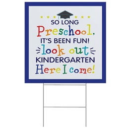 So Long Preschool Stock Yard Sign