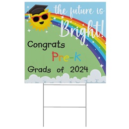 Stock Yard Sign - Bright Futures Pre-K Graduation