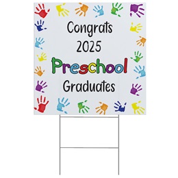 Stock Yard Sign - Handprints Preschool Graduates