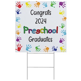 Stock Yard Sign - Handprints Preschool Graduates