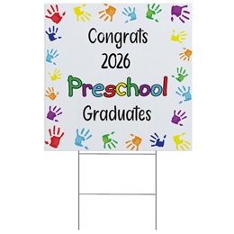 Stock Yard Sign - Handprints Preschool Graduates