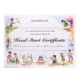 Head Start Certificate