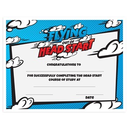 Flying Out of Head Start Certificates Pack