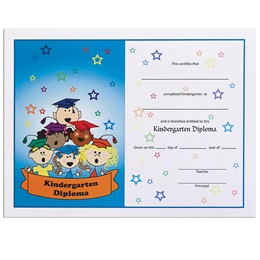 Singing Kids Kindergarten Diploma