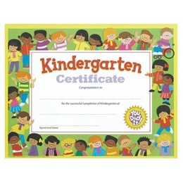 Kindergarten Certificate - Kids