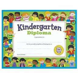 Kindergarten Diploma with Kids