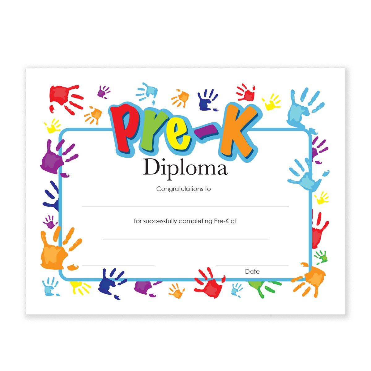 Free Printable Pre K Diploma