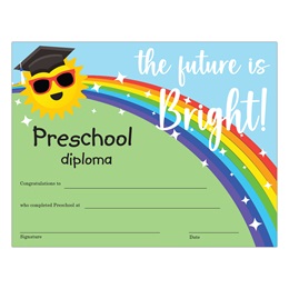 Bright Futures Preschool Diplomas, 30/pkg