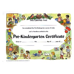 Pre-Kindergarten Certificate - Birds