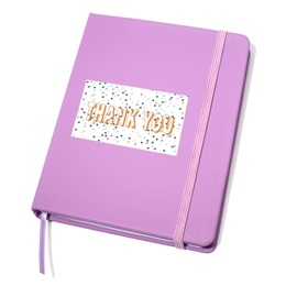 Journal Notebook - Thank You/Confetti Stars
