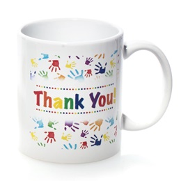 Appreciation Mug - Thank You Handprints