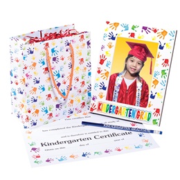 Handprints Kindergarten Graduation Gift Set