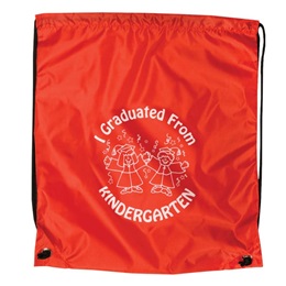 I Graduated from Kindergarten Drawstring Backpack