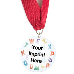 Full-color Custom Graduation Medallion-ABCs