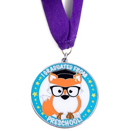 Preschool Graduate Medallion - Fox