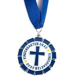 Kindergarten Grad/Cross Medallion