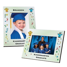 Full-color Picture Frame - Confetti Stars Graduation