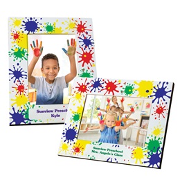 Full-color Picture Frame - Color Splats