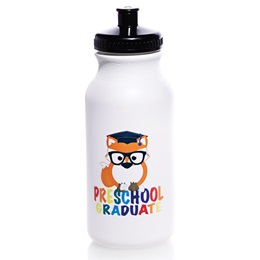 20 oz. Preschool Graduate Water Bottle - Fox