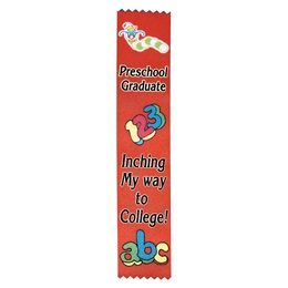 Preschool Grad Full Color Ribbon