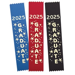 2025 Graduate Gold Foil Ribbon