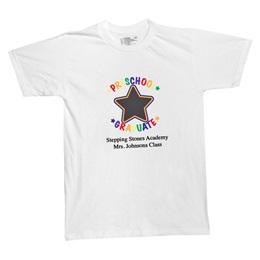 Custom Chalk Star Preschool Graduate T-shirt