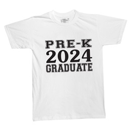 Black-and-white Pre-K Graduate Year T-shirt