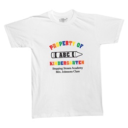Property of Kindergarten Custom T-Shirt