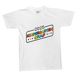Colorful 2025 Kindergarten Grad T-shirt