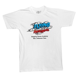 Flying Out of Preschool Custom T-shirt