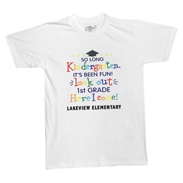 Custom So Long Kindergarten T-shirt