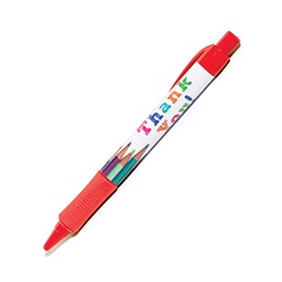 Red Click Pen - Thank You Pencils