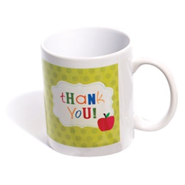 Ceramic Mug- Thank You Apple