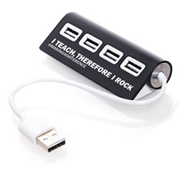 USB Charger - I Teach, Therefore I Rock