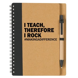 Notebook/Pen Set - I Teach, Therefore I Rock