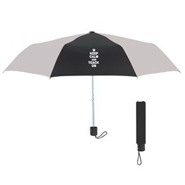 Umbrella- Black/White Keep Calm and Teach On