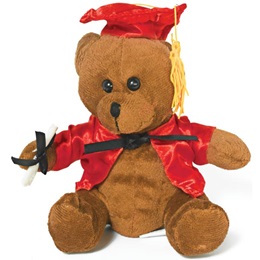 7 in. Graduation Teddy Bear in Red