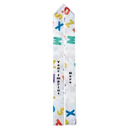 Full-color Custom Graduation Sash-ABCs