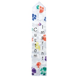 Colorful Paws Custom Graduation Sash