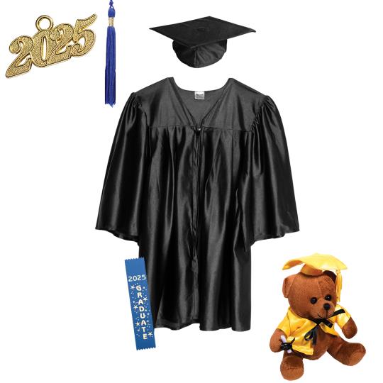 Hot Pink Graduation Caps Gowns And Tassel As Low As $20.95 Low Cost