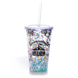 Multi-color Confetti Cup